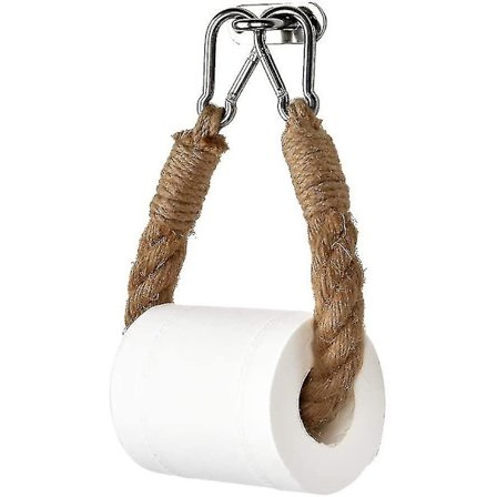 Veggmontert toalettpapirholder, vintage toalettpapirholder, håndkleholder