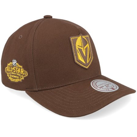 Mitchell & Ness - NHL "Redes " adjustable Boné - Hatstore Exclusive x Vegas Golden Knights Pro Crown Brown A-frame Adjustable @ Hatstore