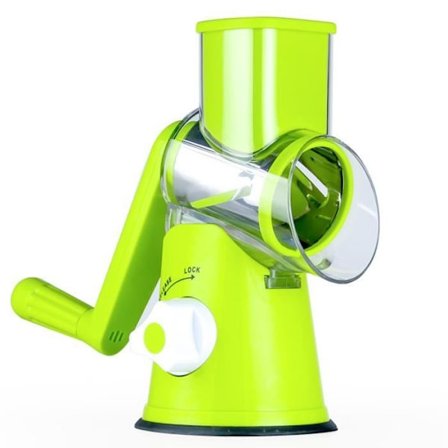 (Grøn) Mandolin - Sedmart - Kompakt - Rustfrit stål - Grøn - Multifunktionel