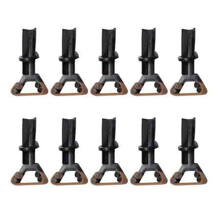 10x Poolkö Tip Clamp Portabel Biljardkö Tip Clamp för Spelare Hemma