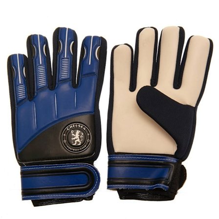 Store Black Friday-tilbud! Chelsea FC Keeperhansker for barn 67mm - 73mm Svart/Blå Svart/Blå