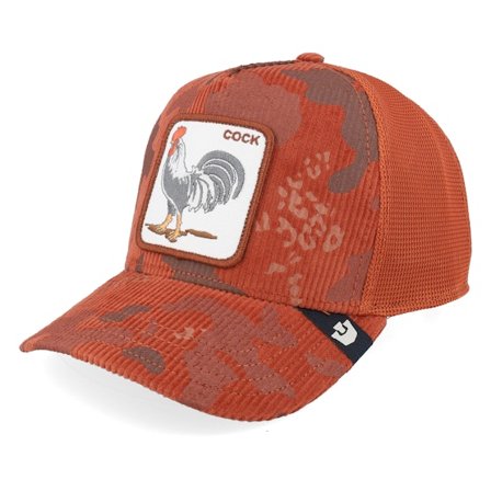 Goorin - Rot trucker Cap - Rooster Camo Corduroy Camo Solar A-Frame Trucker @ Hatstore