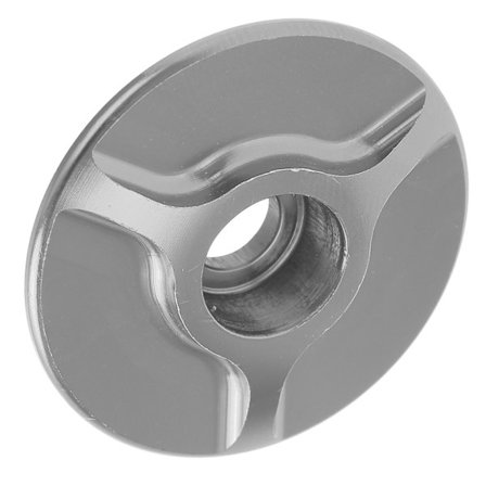 Polkupyörän etuhaarukan ohjainlaakerin kansi alumiininen kierteetön ohjainkannatin kulhosarjan kansi MTB maantiepyörälle, harmaa