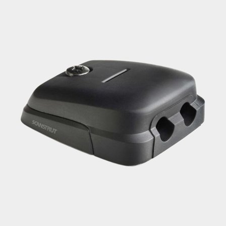 Cable gland Scanstrut DS-HD6-BLK Horizontal Double-entry Cable Seal, plastic, for 2 cables Ø5 - 6 mm, black