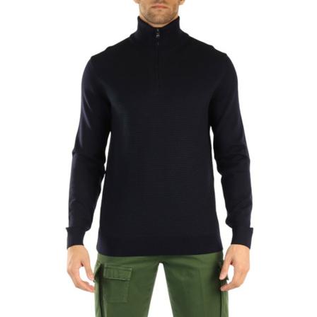 Hugo Boss, Zip-throughs Niebieski, Mężczyzna, Rozmiar: M