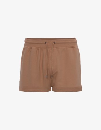 Women Organic Sweatshorts - Sahara Camel - L