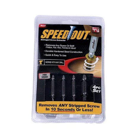 Speed Out Skruvutdragare med fyra storlekar - Ta enkelt loss fa