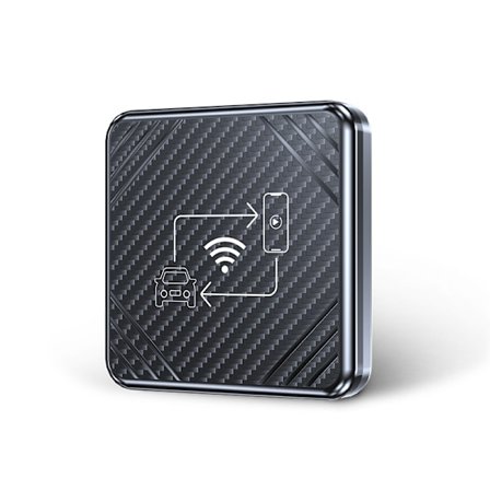 Trådbunden till trådlös Carplay-box Android Auto trådlös adapter bil smart silver