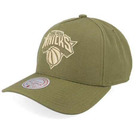 Mitchell & Ness - NBA Verde adjustable Boné - New York Knicks Fashion Pro Olive A-Frame Adjustable @ Hatstore