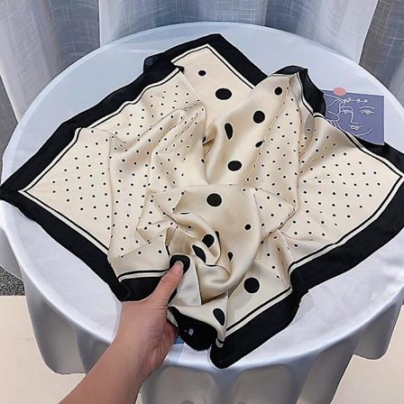 Kvinners silkeskjerf imitert silke profesjonelt skjerf 27,6''*27,6''