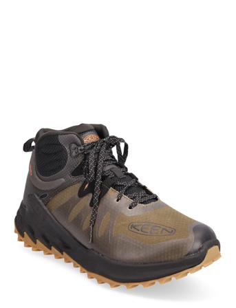 Ke Zionic Mid Wp M-Dark Olive-Scarlet Ibis Khaki KEEN