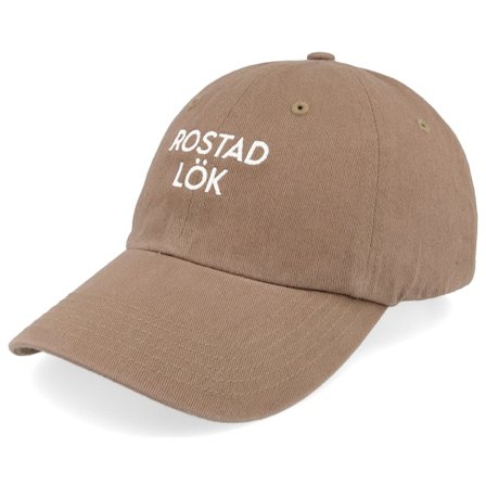 Kiosken - Beige unconstructed Kasket - Rostad Lök Sand Dad Cap @ Hatstore
