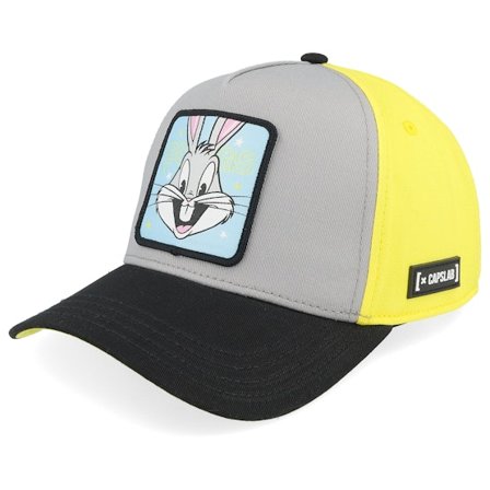 Capslab - Grey - adjustable - Cap - Looney Tunes Bugs Bunny Yellow/Grey/Black A-Frame Adjustable - Hatstore