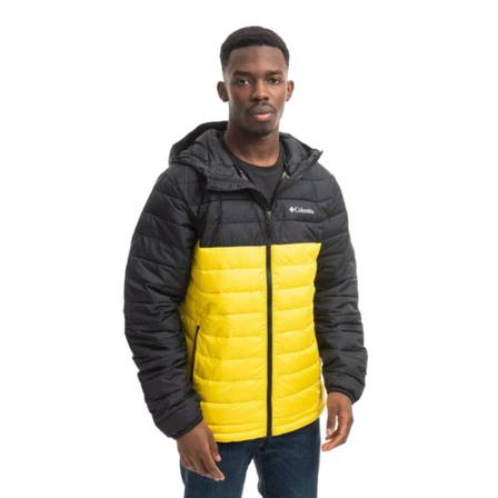 Columbia, Kurtka męska Columbia Powder Lite Hooded Jacket 1693931 716 Żółty, Mężczyzna, Rozmiar: M