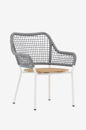 Venture Home - Lounge-tuoli Amora - Harmaa - Nojatuolit ulkokäyttöön - - Homeroom