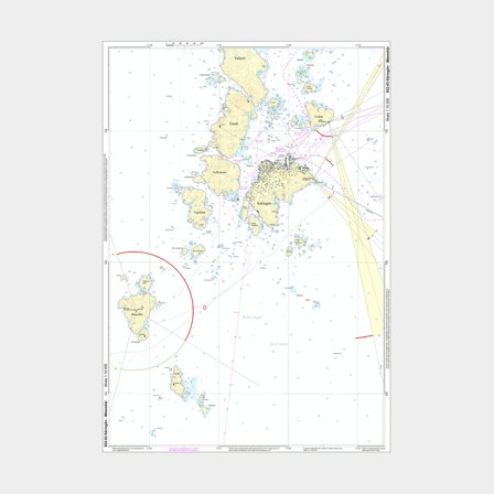 Carta especial Hydrographica 932-03 Käringön-Måseskär, A2 não dobrada (plano)