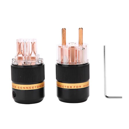 Viborg 511 Ren Kobber Høyttalerforsterker HiFi Lyd Strømplugg (VE511+VF511 )