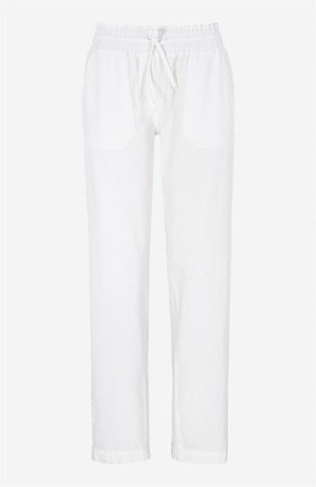 Cellbes of Sweden - Lang bukse i vasket bomull i hvit for damer i størrelse 62