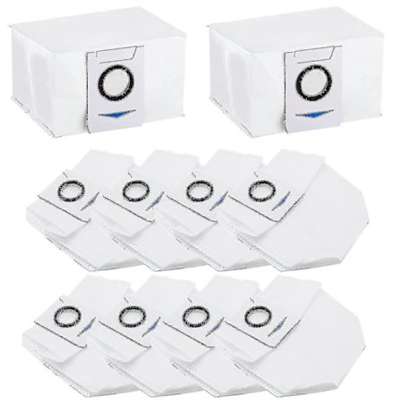 10-pack dammsugarpåsar för Ecovacs Deebot X1 Omni sugstation för Ecovacs Deebot X1 Omni, R