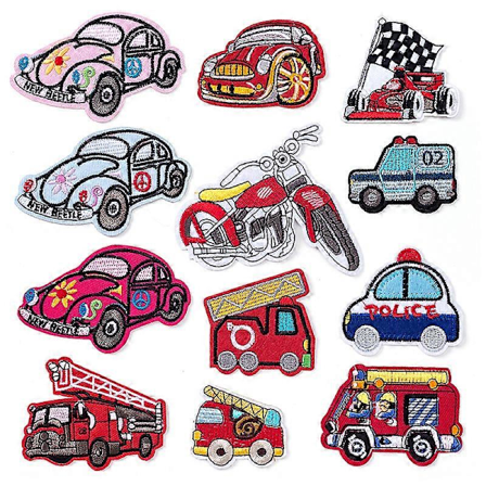 12 Stycken Stryk-på-märken, Stryk-på-lappar för knän, Stryk-på-märken för barn, Stryk-på-lappar för barn, Stryk-på-lappar för kläder