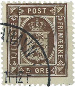 Danmark 1923 - Tjenestemærke AFA 18 - Stemplet