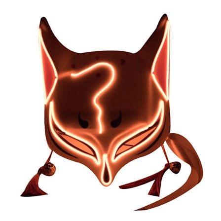 Fox Mask för män Kvinnor Halloween Kostym Prop
