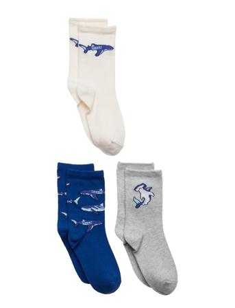 Kids Shark Crew Socks Socks & Tights Baby Socks Monivärinen/Kuvioitu GAP