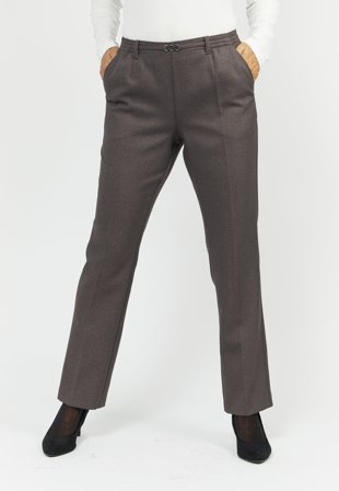 Brandtex - Anna Bukser "Vinter" - Brun - Regular Fit / Elastik i Taljen