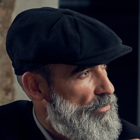 Gorra newsboy negra Moda Mosa para hombres - Boinas para hombre