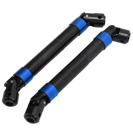 1 par metall spline drivaksel CVD for Axial SCX6 AXI05000 JLU 1/6 RC Crawler Car oppgraderinger deler blå