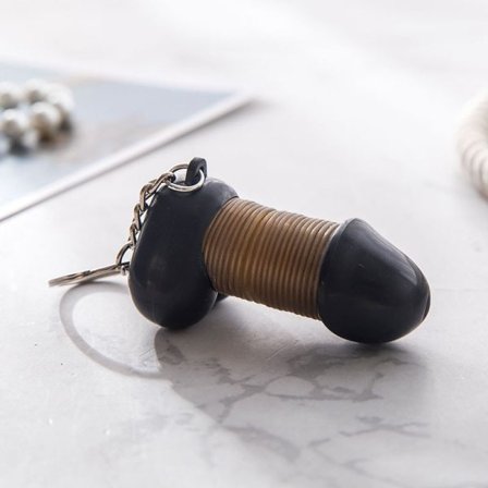 IC Creative Par med Sexy Stretch Smykker Nøkkelringer Personlig Bitende Vår Bilnøkkelring Beste Hanekam