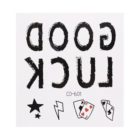 Kunst Midlertidige Tatoveringer Simulations Tatoveringer Klistermærker Falsk Tatovering Vandtæt Farvet