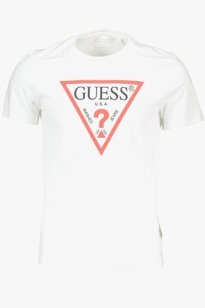 Guess Jeans T-shirt Maniche Corte Uomo Bianco