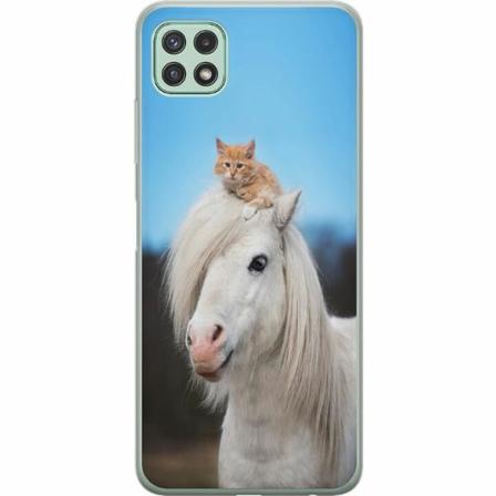 Samsung Galaxy A22 5g Skal / Mobilskal - Häst & Katt