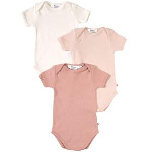 Bonpoint 3-Pack Pink Baby Bodies 3 months - All in ones - 3 months - Pink