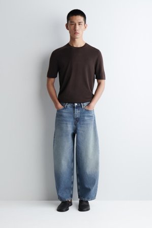 COS Cask Barrel-Leg Jeans in Blue - Men