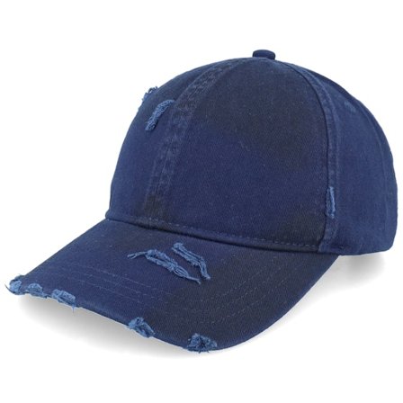 Upfront - Blau unconstructed Cap - Whisper Twill Soft Classic Baseball Cap Dark Navy Dat Cap / Unstructured @ Hatstore