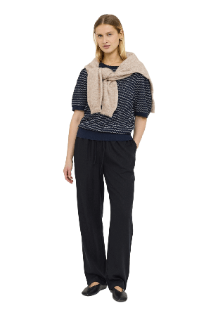 Soft Rebels Srmayan Knit - Total Eclipse Tröjor Dam Blå XXL