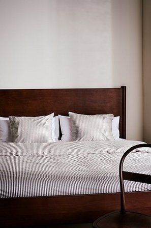 Jotex - Pussilakanasetti Parivuode Ekologinen Ruskea/valkoinen Ruskea/valkoinen - ESSA - Osta Parisängyt Jotex