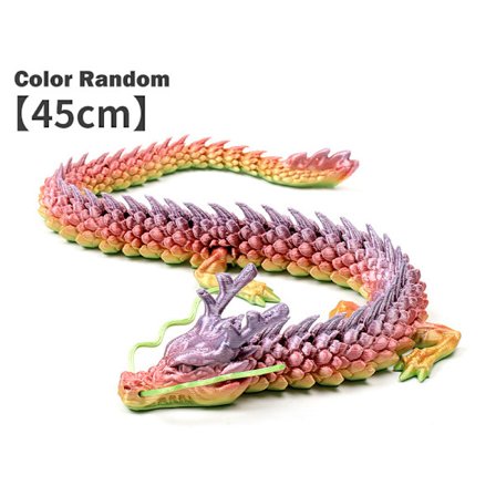 3D- printed artikulerad Dragon Fish Tank landskapsarkitekturdekoration