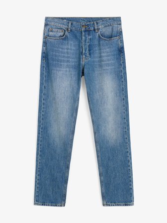 John Henric Men's Mittelblaue Jeans Tapered Fit Size 28