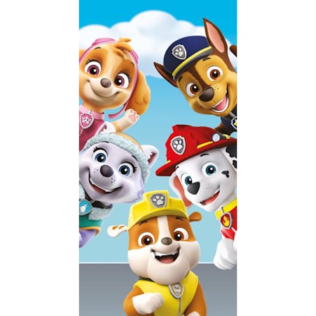 Paw Patrol Badlakan Happy Glance, Strandhandduk 70x140 cm