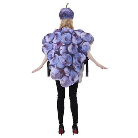 Voksen Kostyme - Lilla Drue Med Hodeplagg