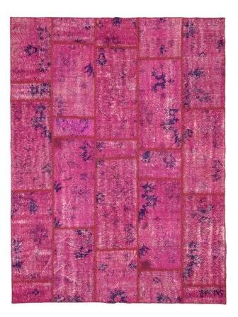 Patchwork Teppich Handgeknüpft 146X195