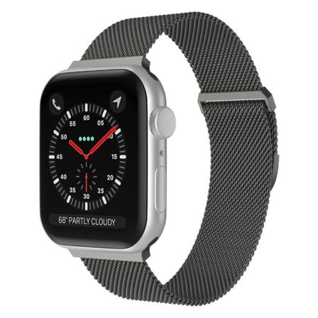 Apple Watch Kompatibelt Armband Milanese Loop Mörk Grå 38/40/41 Grafitgrå