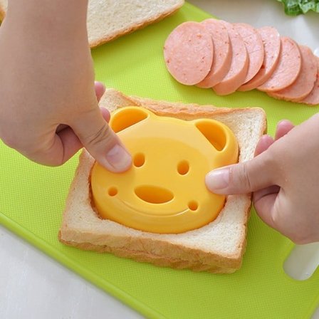 Bamse Bamse Smørbrød Mugg Toast Brød Making Kutter Mugg