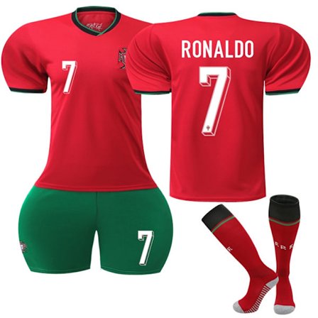 {xjxj}2024 EM-paita Portugali koti - numero 7 Cristiano Ronaldo
