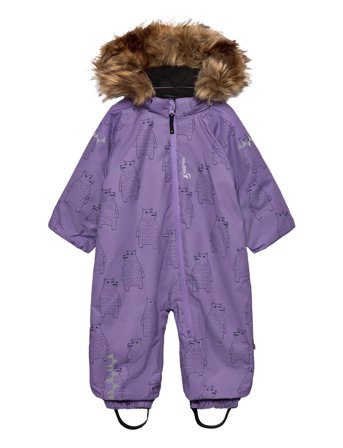 ISBJÖRN of Sweden Puffin Winter Jumpsuit Toddler - Purple - 74