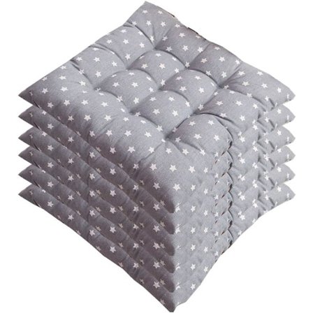 Set med 6 st stolsdynor 40x40, Dekorativ dyna Stolsdynor