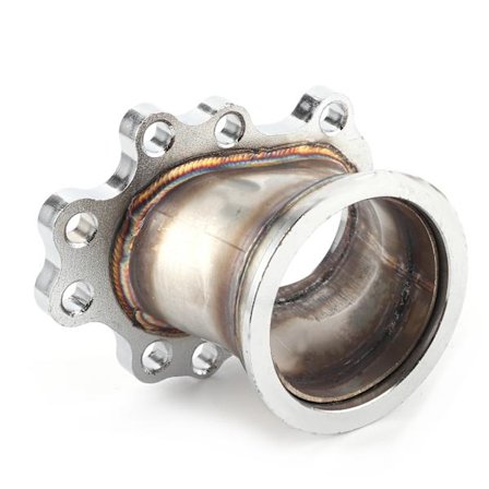 Turbo Adapter Flange 8 Bolte til 3 tommer V-Band Turbo Udløb Downpipe Passer til Garrett T25 T28 GT25 GT28